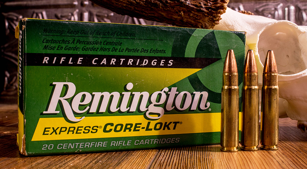 Remington Core-Lokt .35 Remington ammunition.