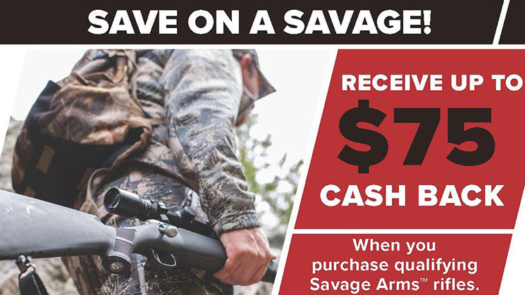 Savage Arms Offering Rebates With 'Save on a Savage' Promotion An