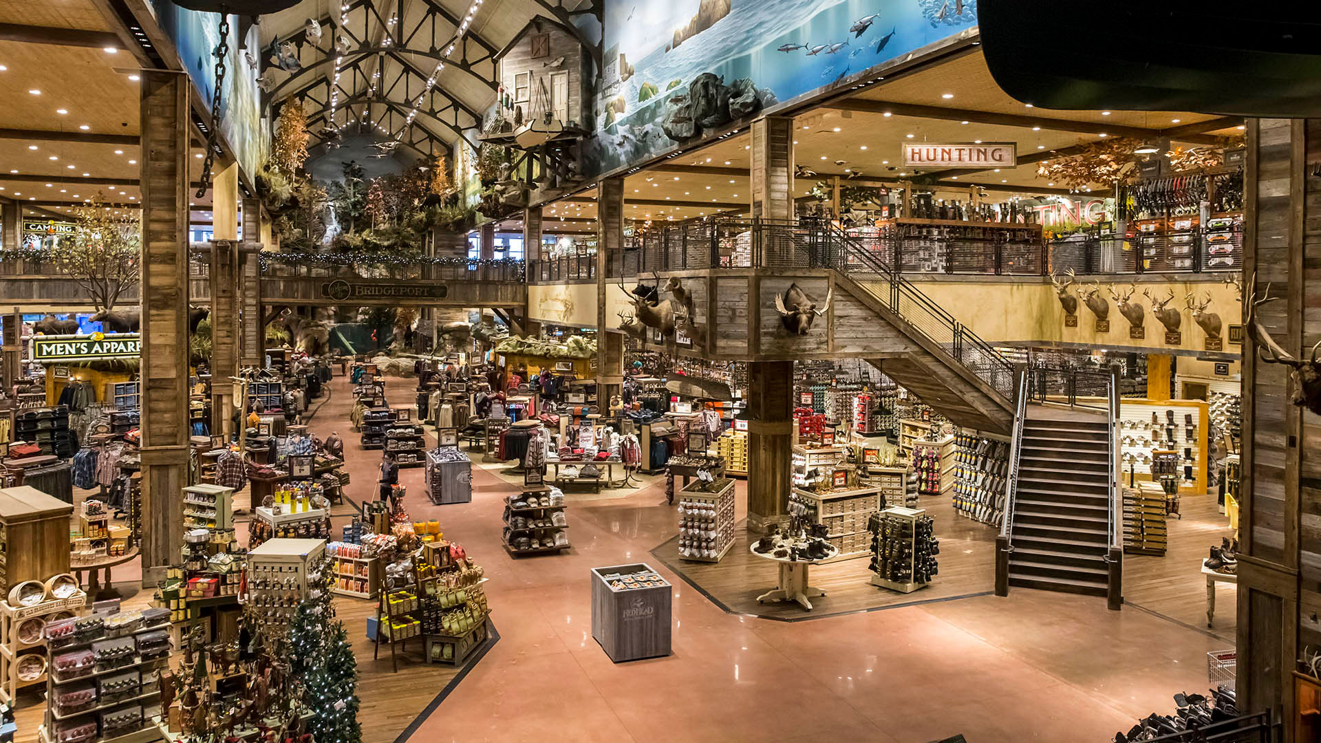 Bass Pro Shop interior