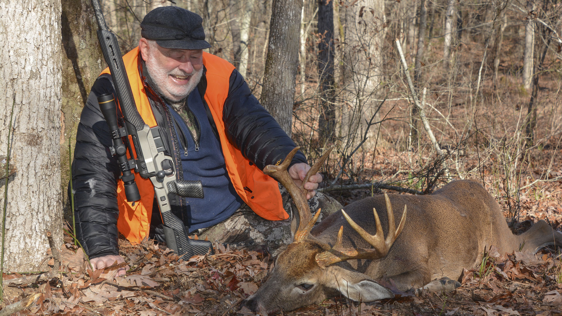 Towsley with his buck