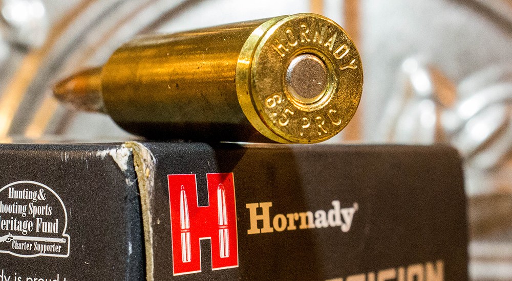 Hornady 6.5 PRC cartridge headstamp.