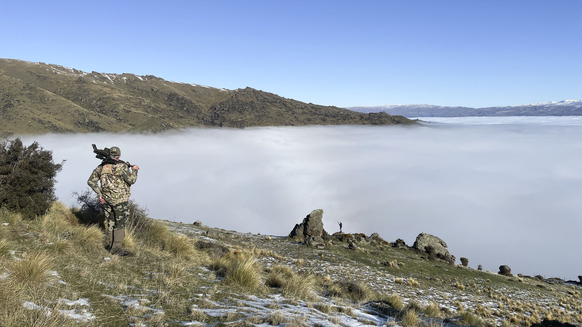 Hunter Staring Into The Mist