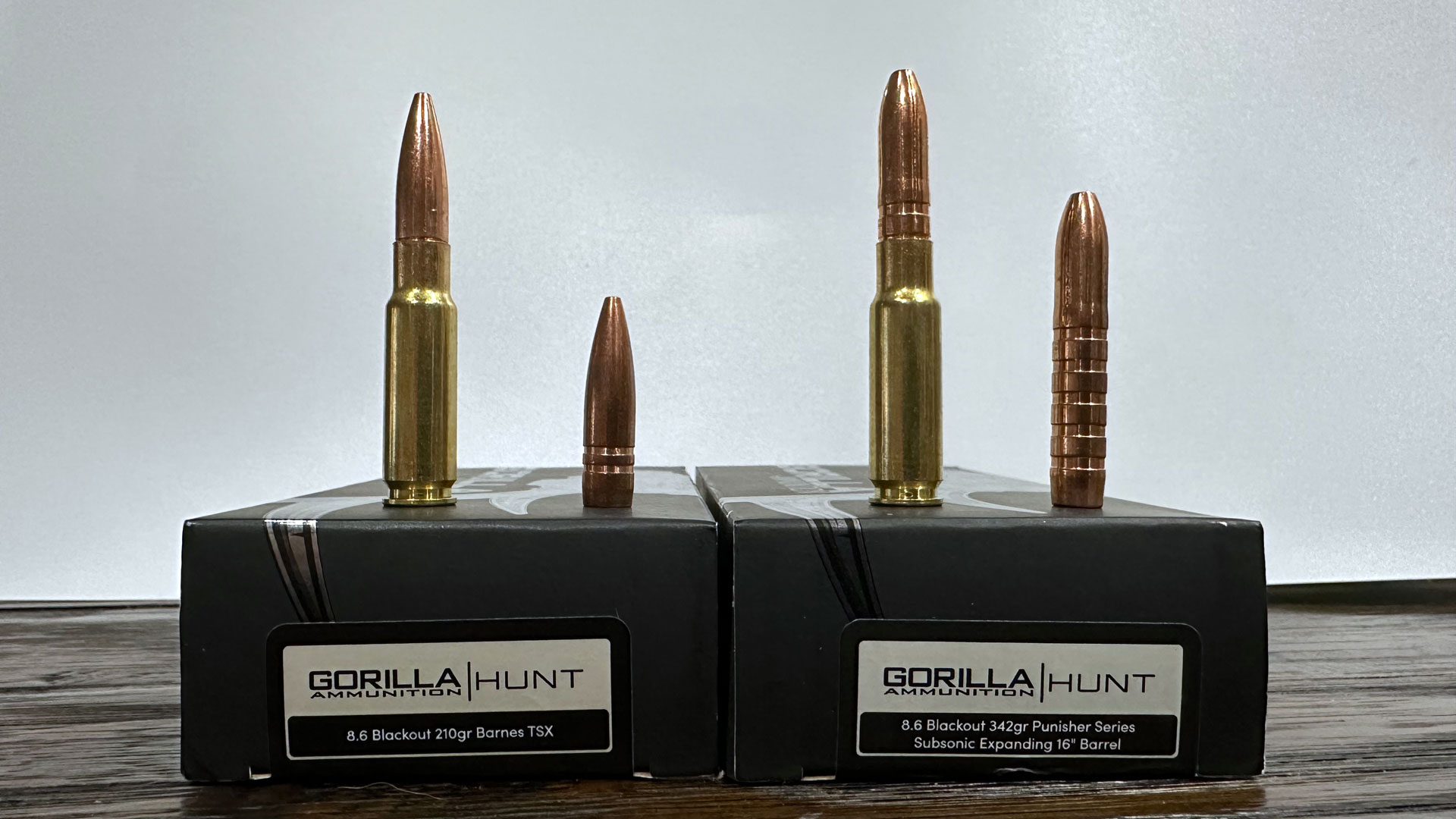 Gorilla ammo on boxes