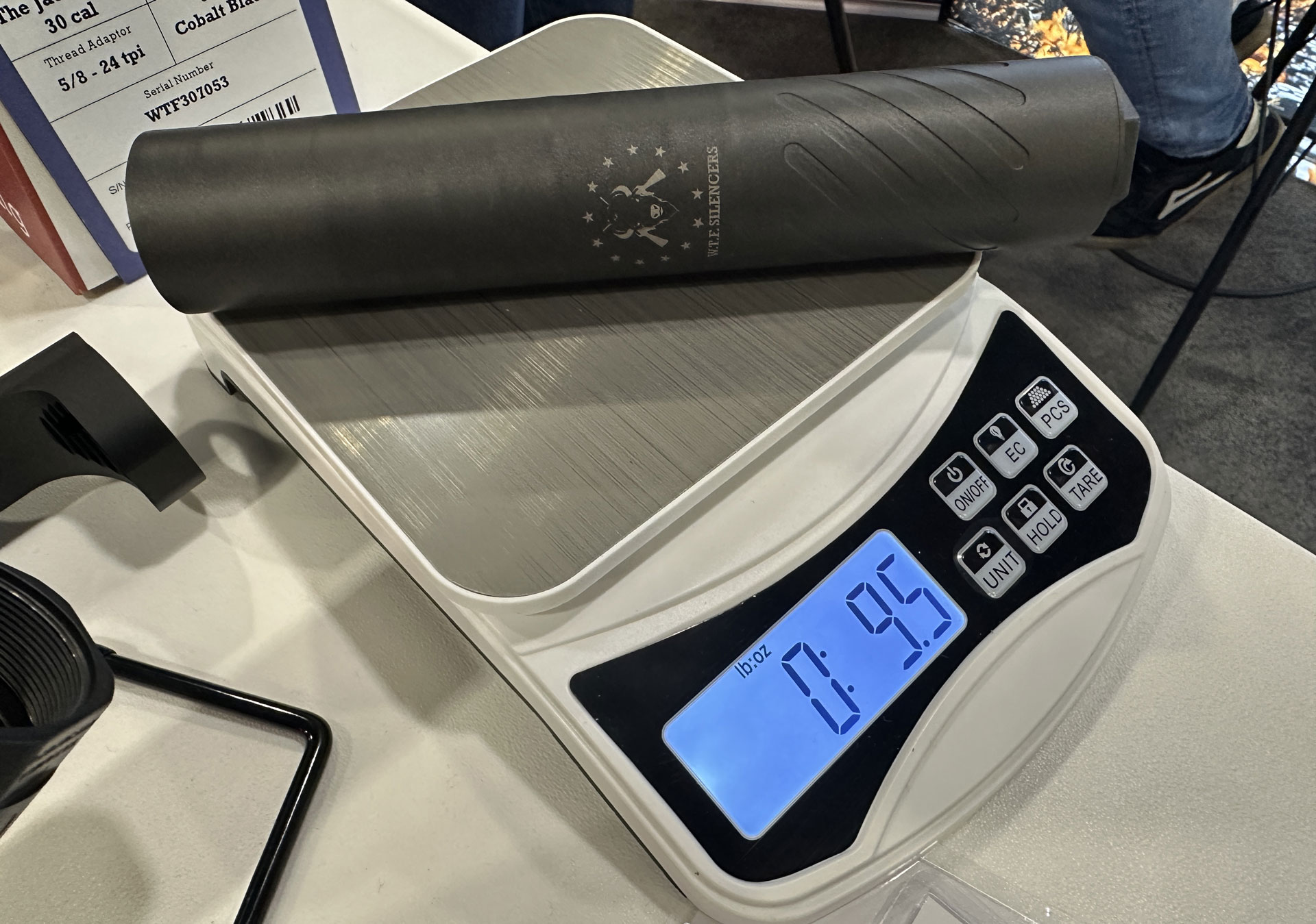 Weight of suppressor