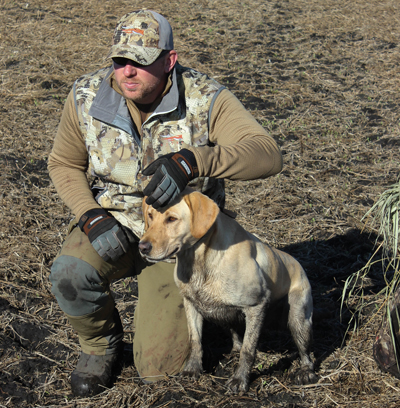 Retriever with hunter