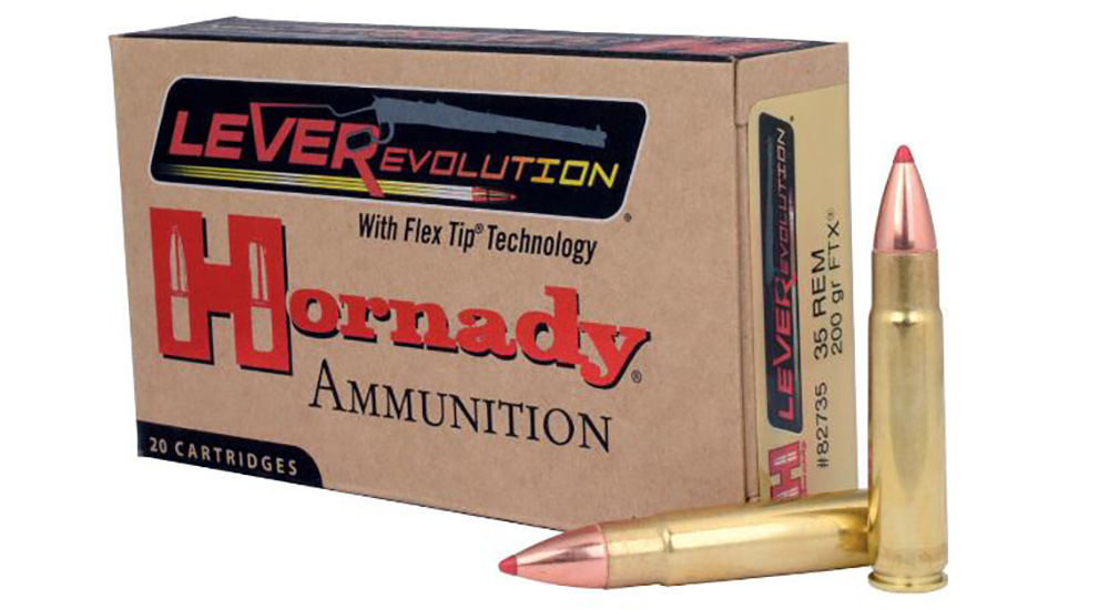 Hornady .35 Remington LeveRevolution ammunition.