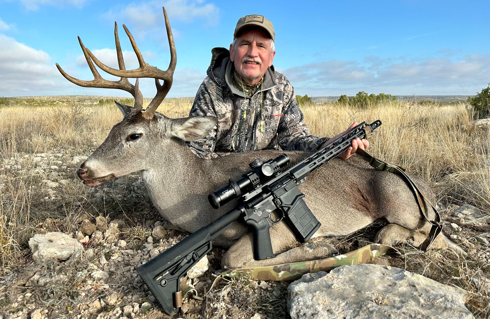 McCombie with whitetail