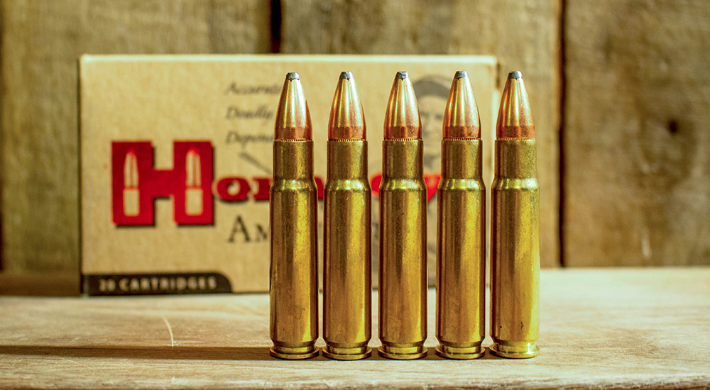 Hornady .358 Winchester ammunition.