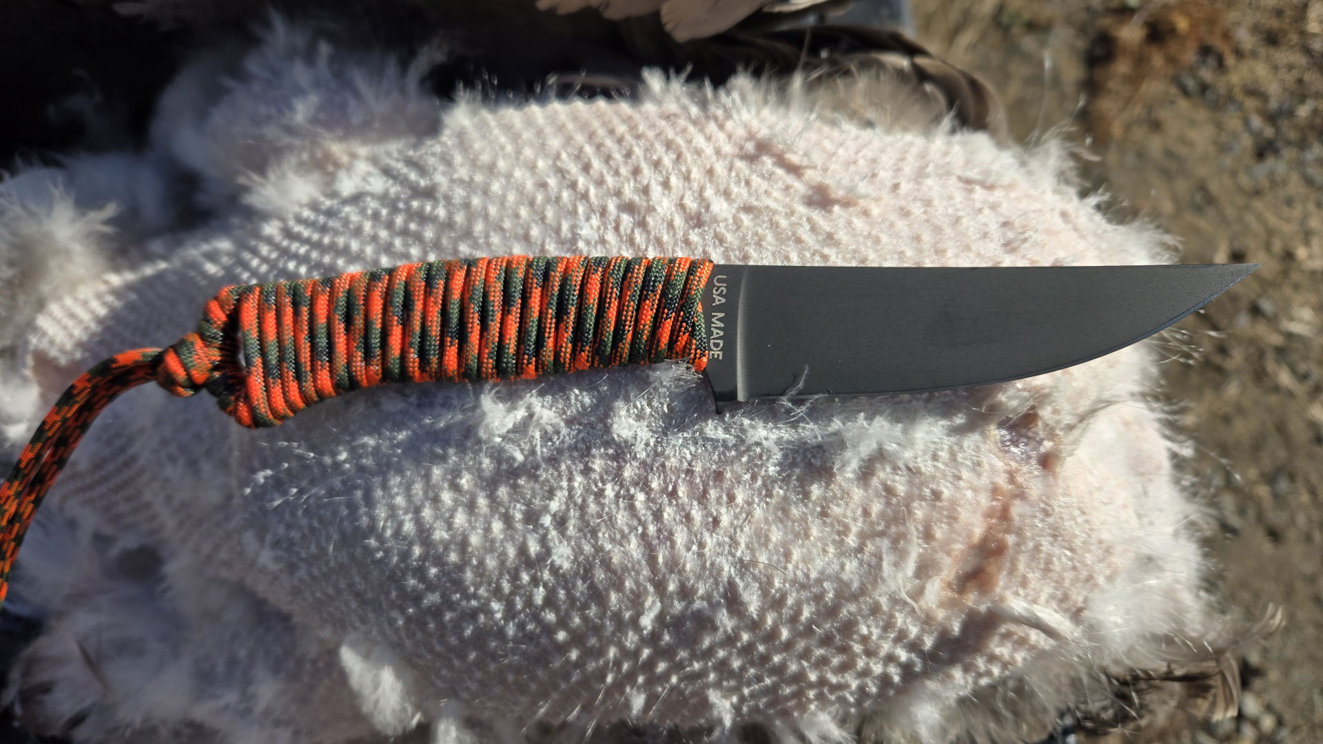 Speedgoat 2 on plucked goose