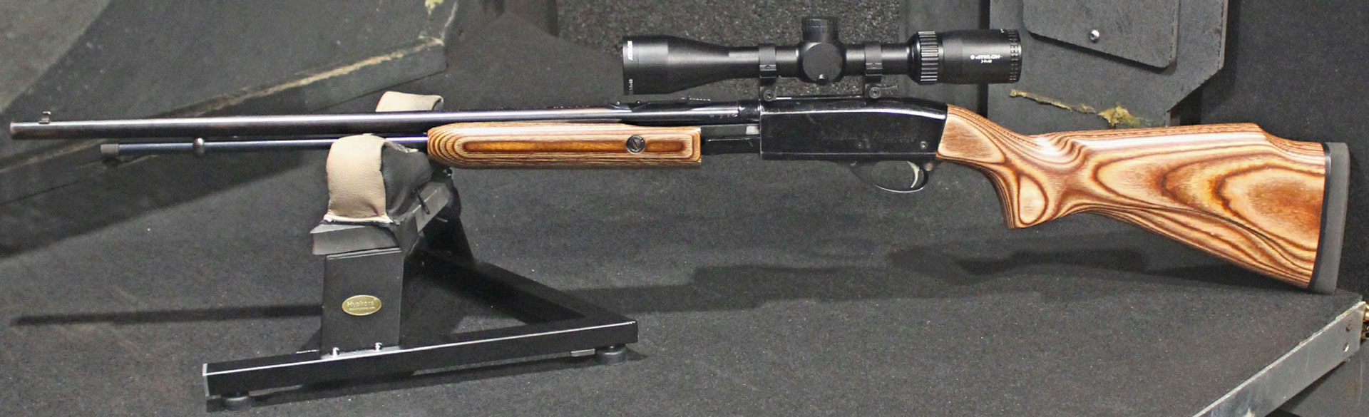 Remington 572 on rest