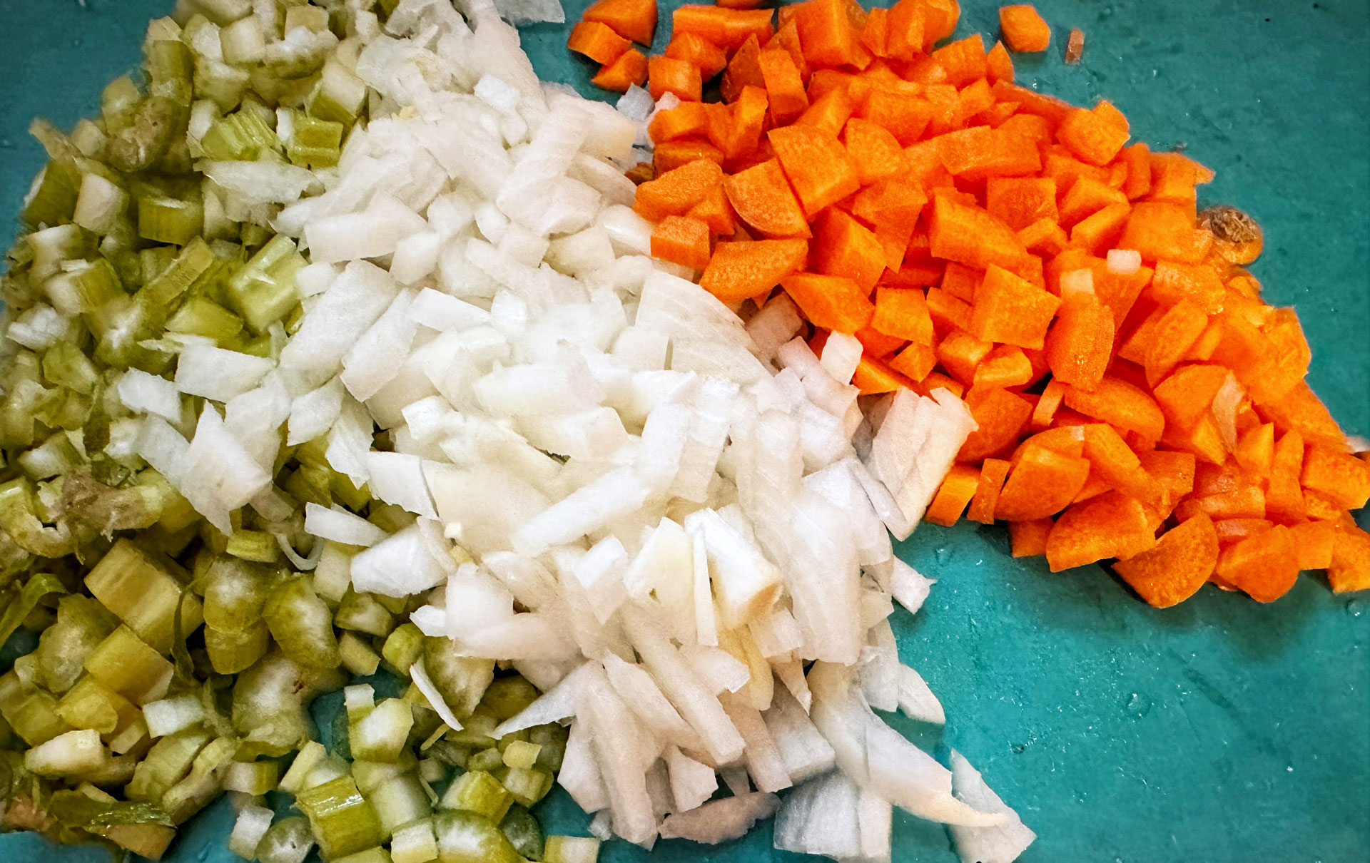 finely chopped veggies