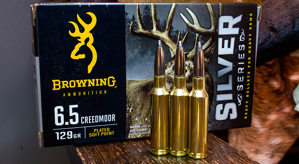 Browning Silver Series 6.5 Creedmoor ammunition.