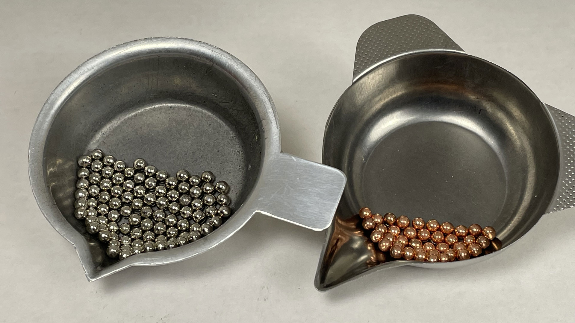 Copper and nickel plated shot