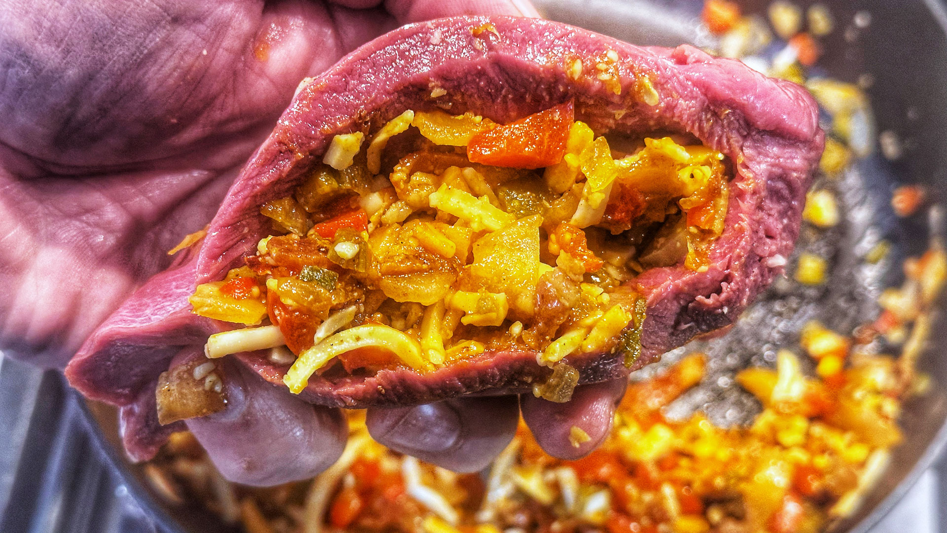 Loaded Snow Goose Breast in hand