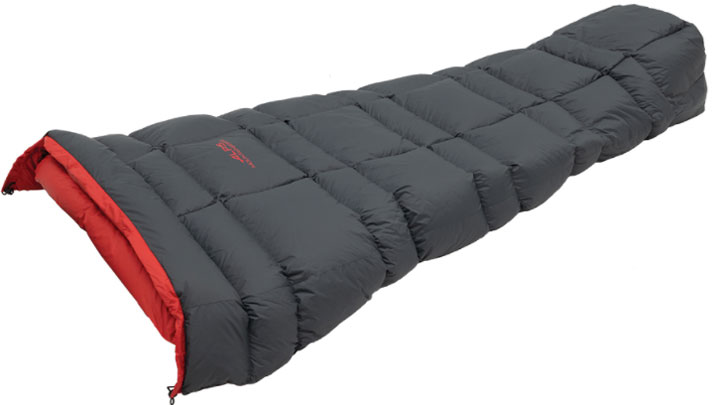 Pinnacle QUile on white in sleeping pad mode