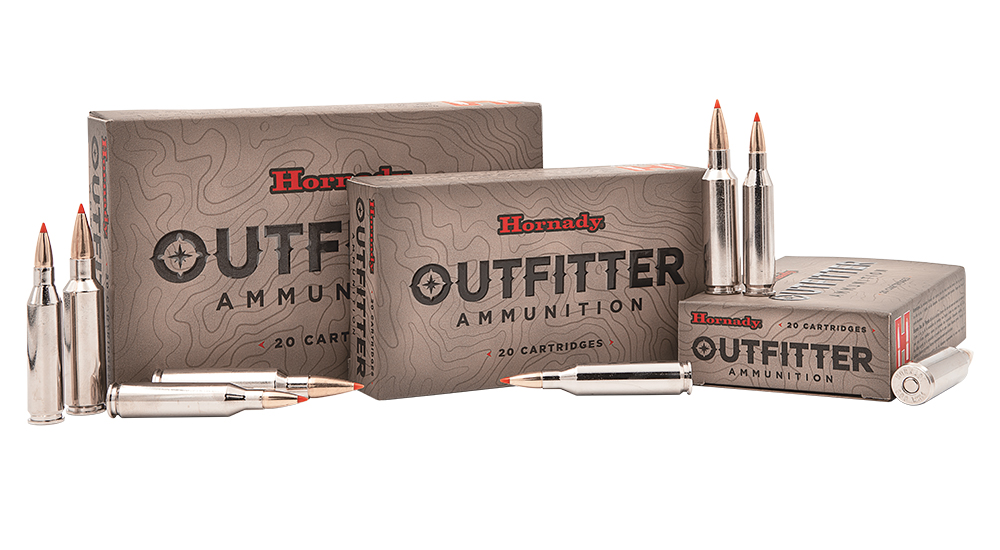 Hornady Outfitter ammunition factory loads.