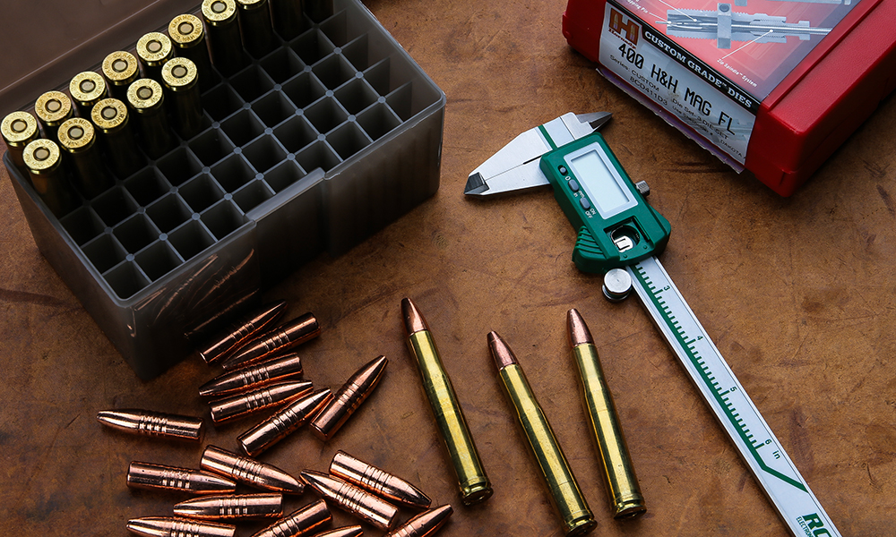 .400 Holland and Holland ammunition reloading components.