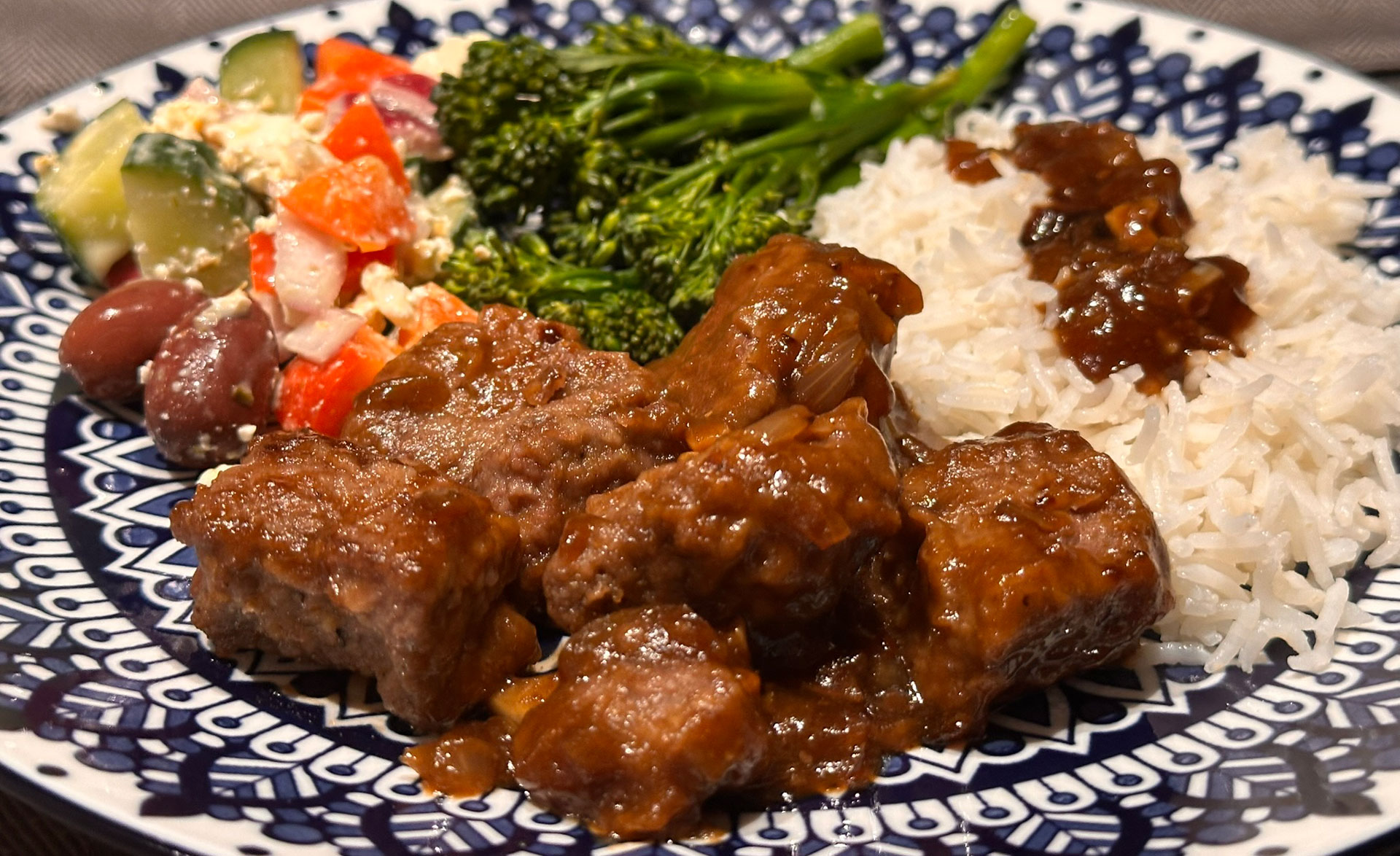 Plated Venison Bites