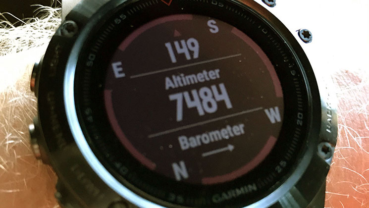 Garmin fenix best sale 5 altimeter