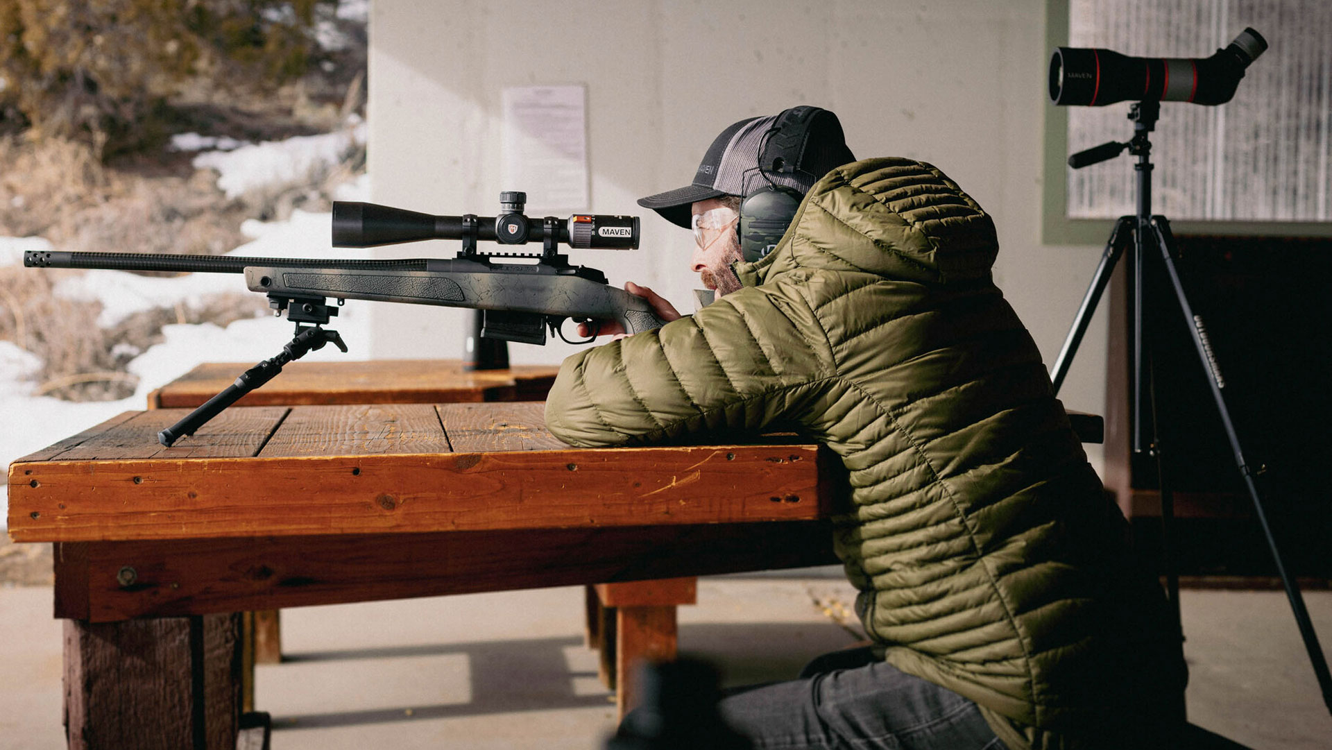 Maven riflescope on rifle