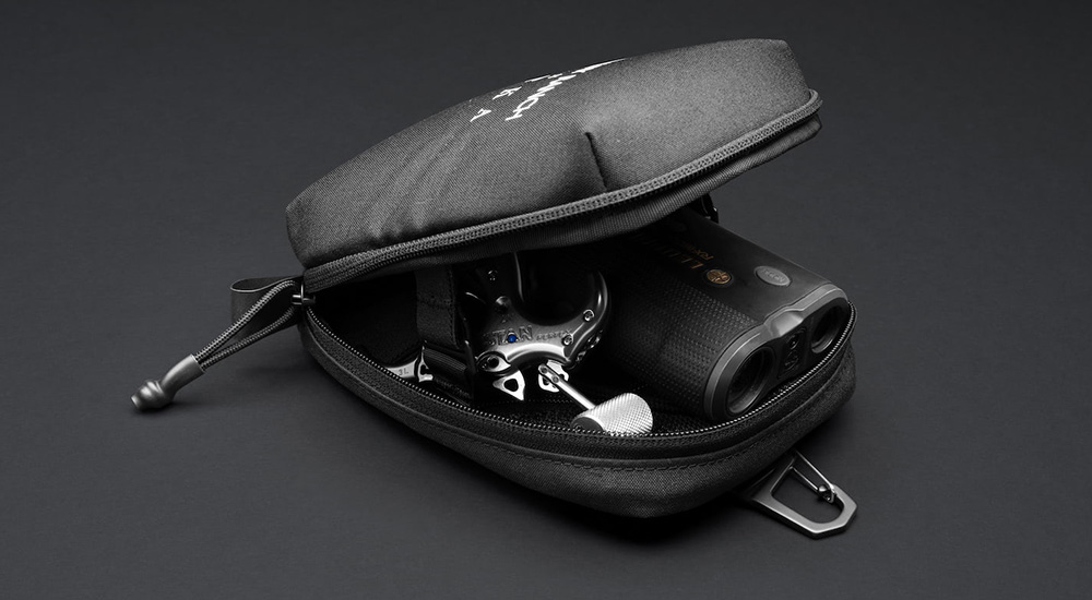 Mystery Ranch x Sitka Ryder Bow Case accessory pouch.