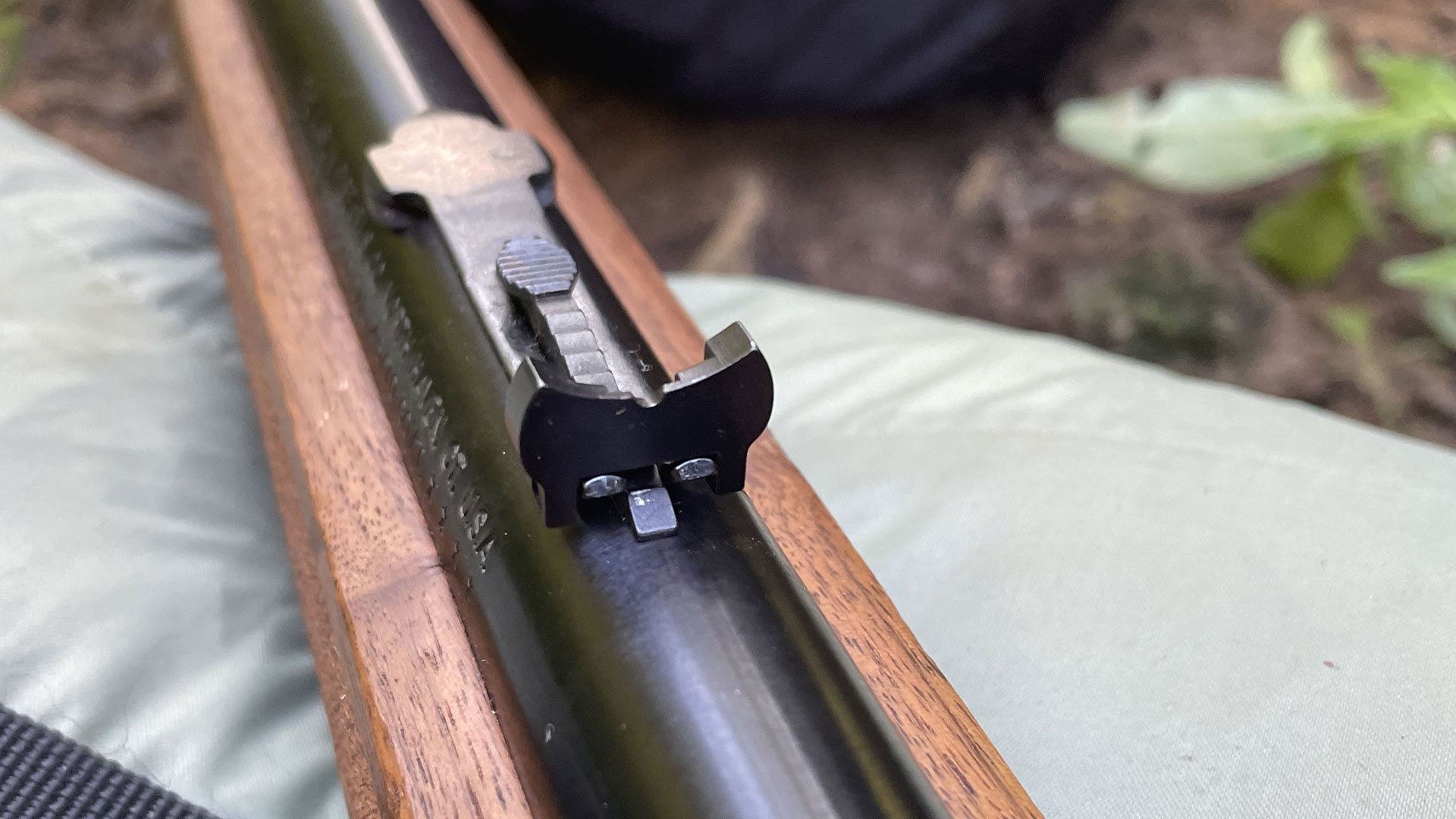 Open rear sight
