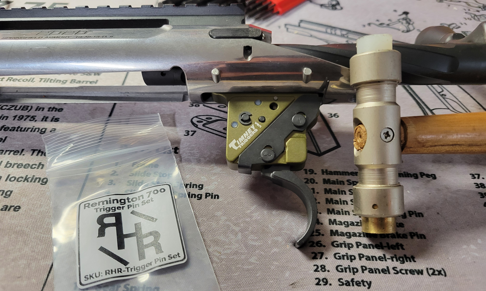 Driving in trigger pins