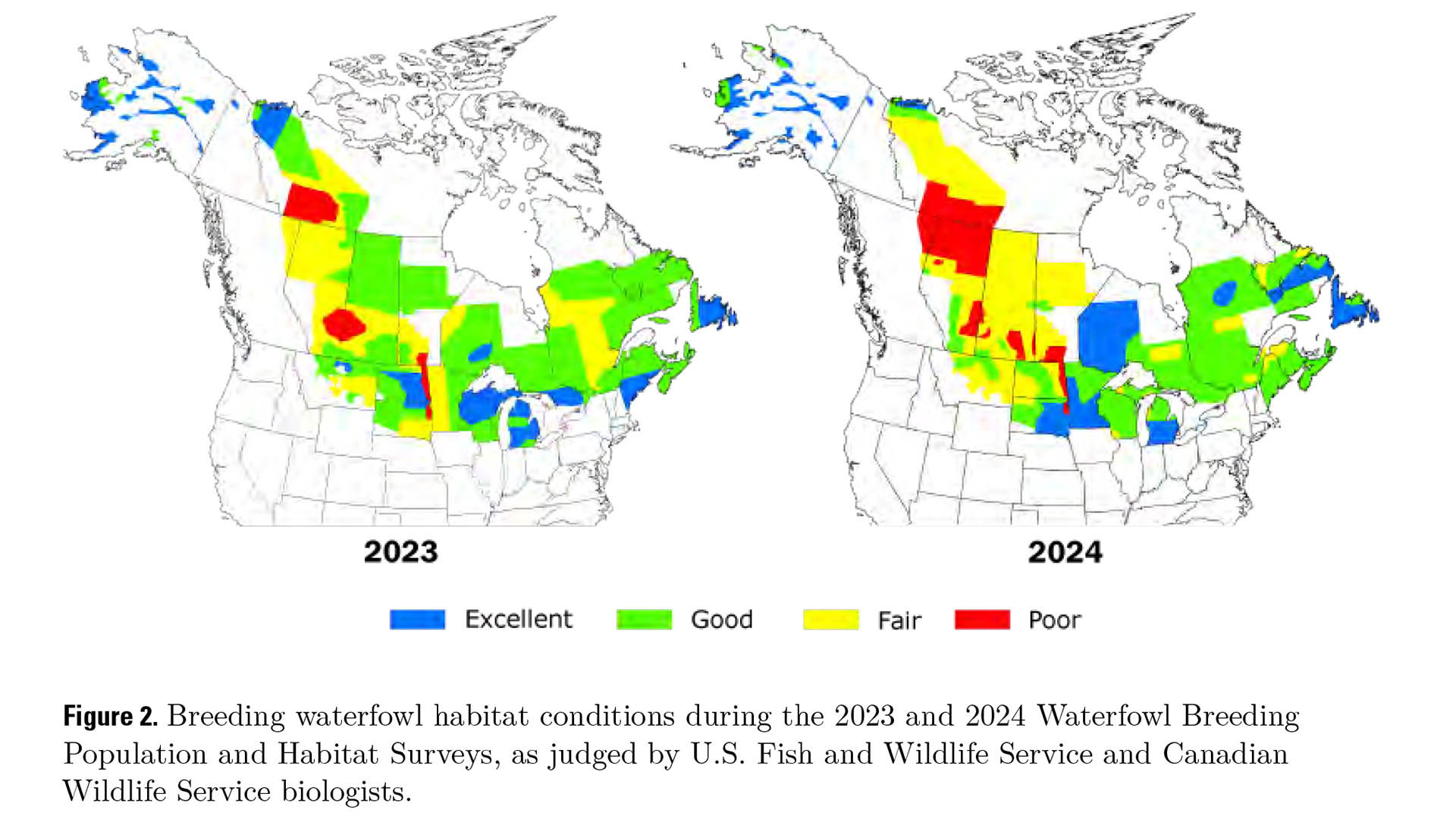 Breeding zones and habitat map