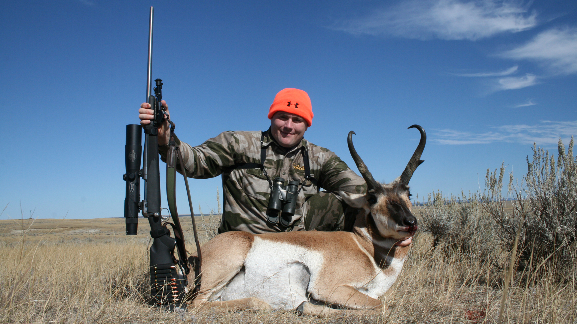 Hunter With Goat 2