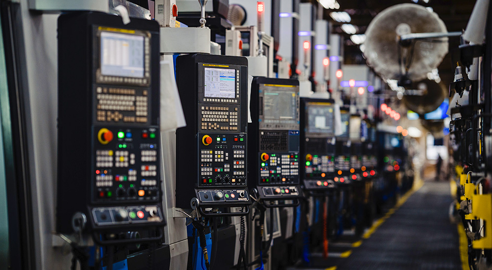 Ruger firearms factory machinery.