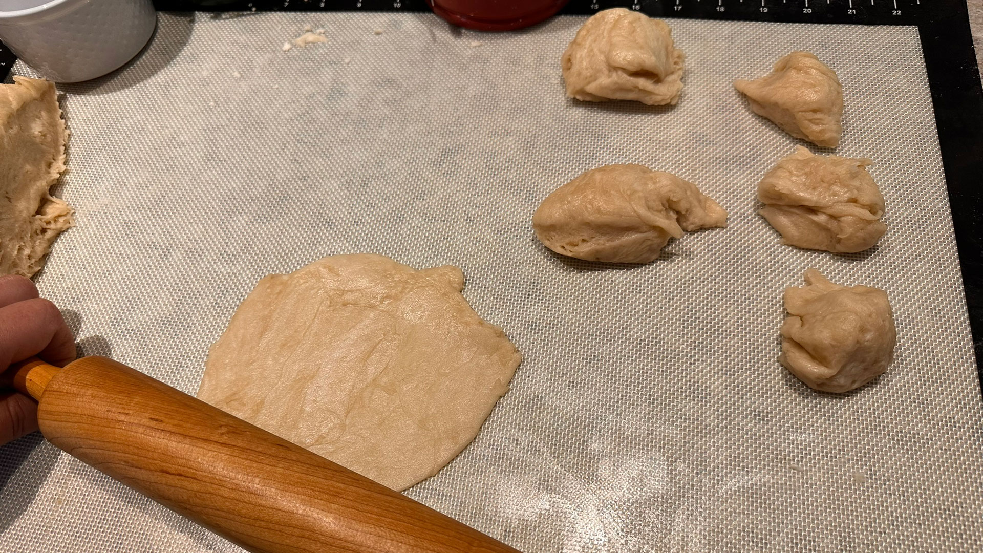 Rolling dough