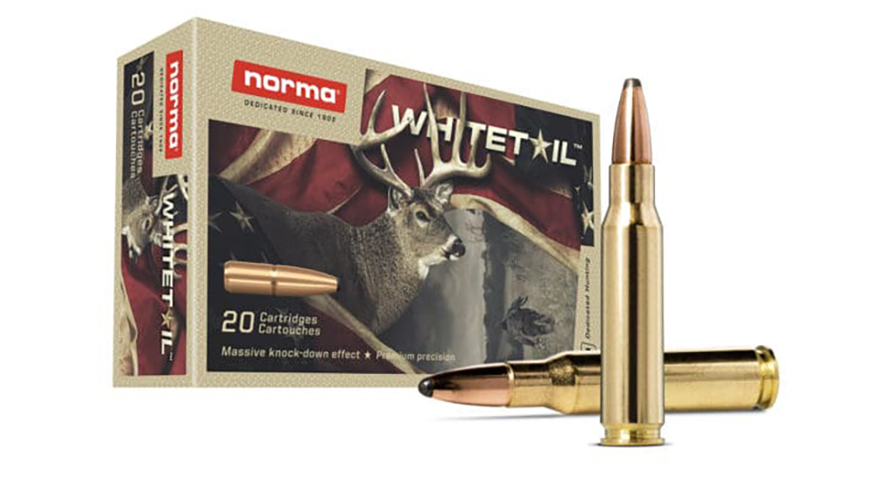 Norma Whitetail factory ammunition.