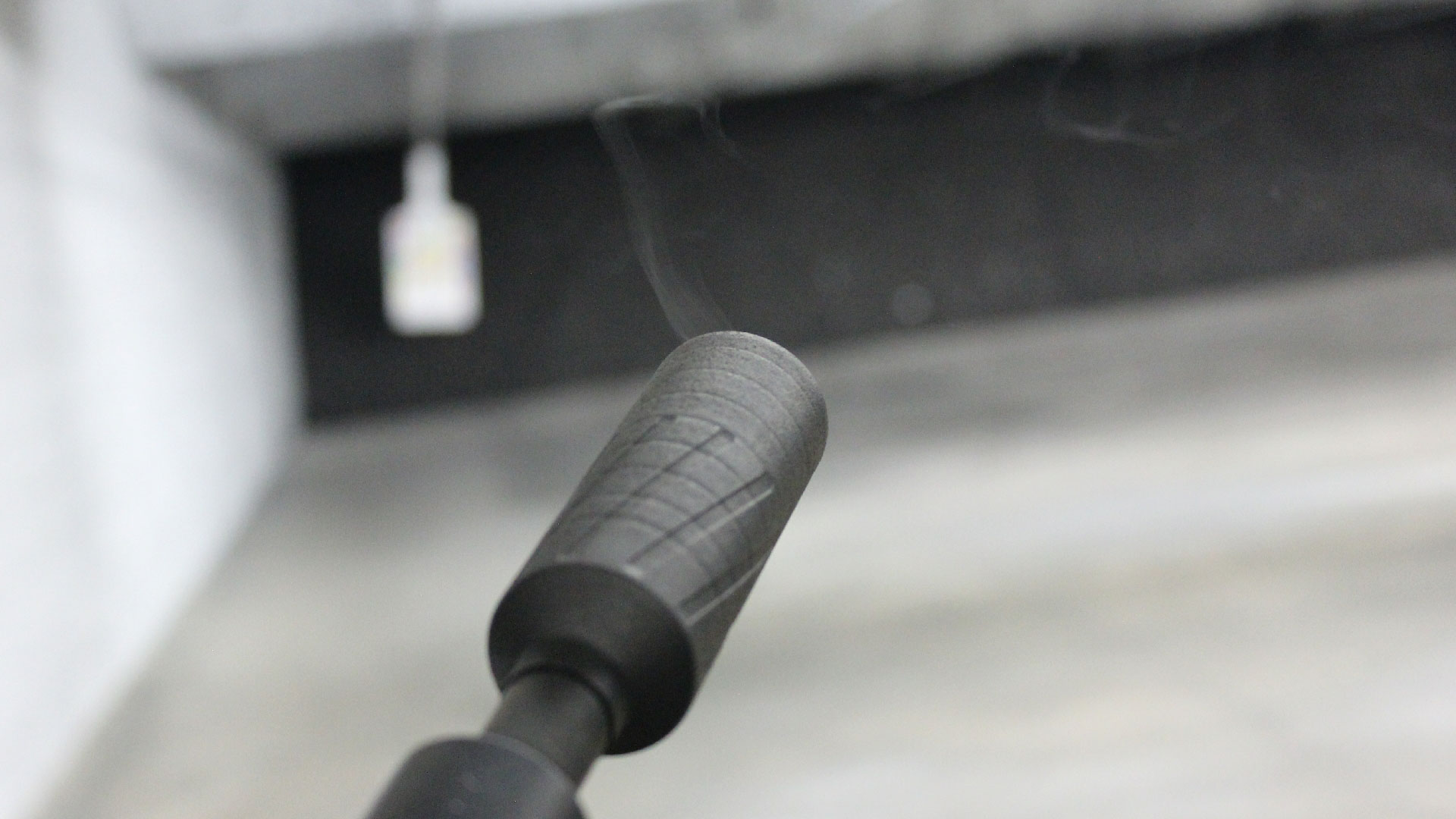 Smoke on a suppressor