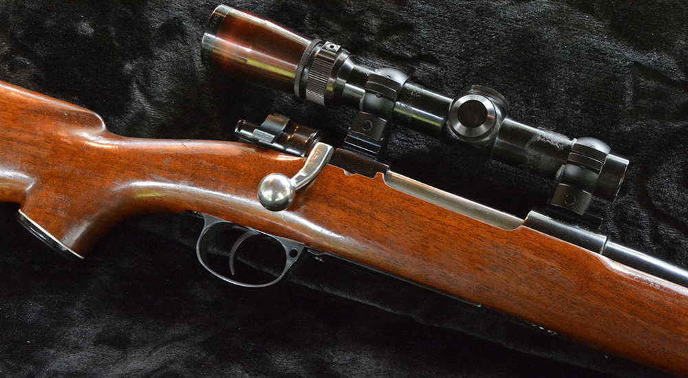 Mauser rifle chambered in .35 Whelen.