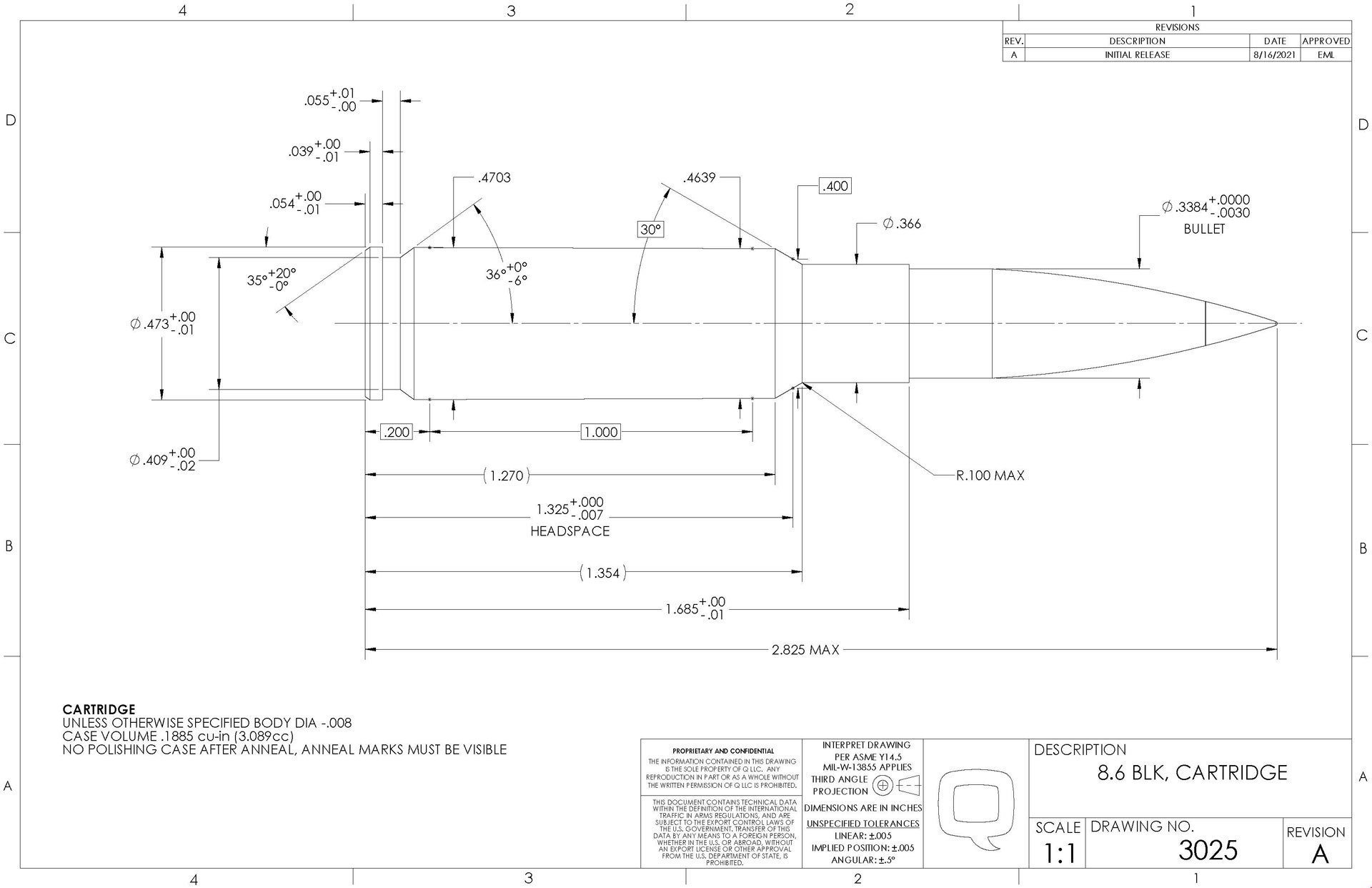 Cartridge Drawing