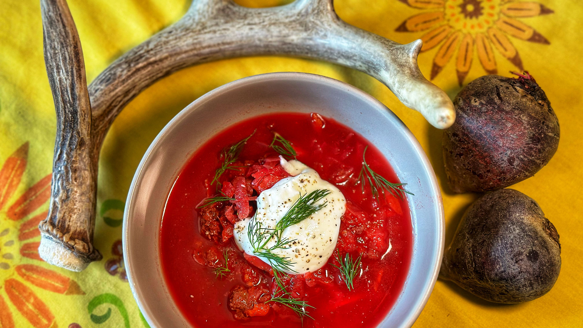 Plated Borscht