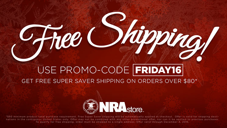 NRA Store to Offer Free Shipping for Limited Time