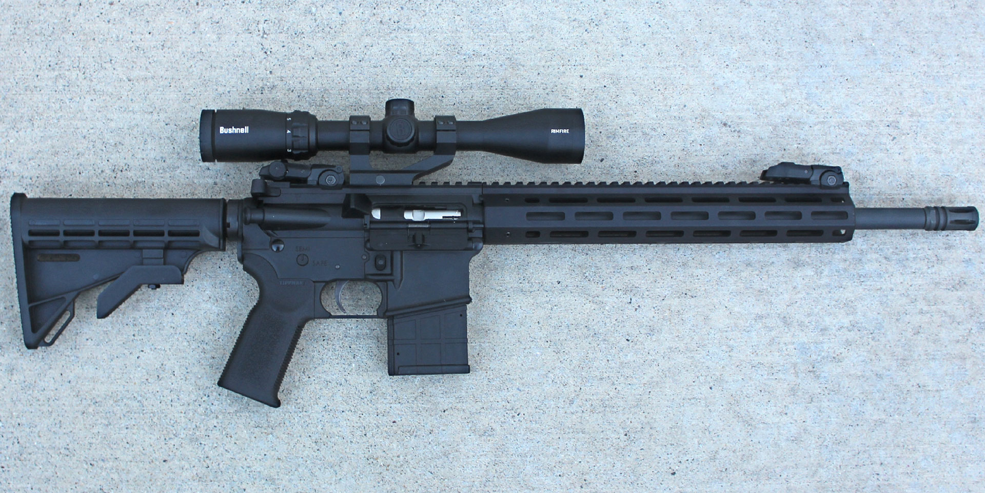 Tippmann Bugout with scope on top