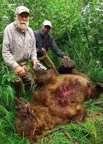 bear 9mm inset 2 Alaska Outfitter Defends Fishermen from Raging Grizzly with 9mm Pistol