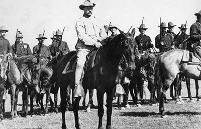 Teddy Roosevelt equipped with Krag-Jorgensen